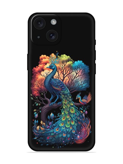 Peacock Tree Art Soft Silicone Case