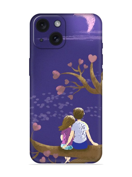 Couple Love Tree Moon Soft Silicone Case