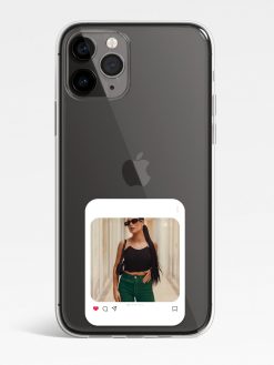 Polaroid Style Transparent Custom Printed Mobile Case