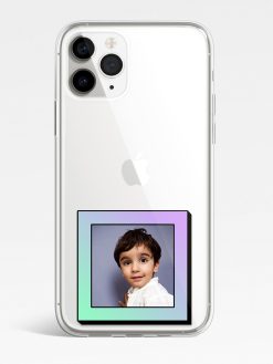 Mini Portrait Transparent Custom Printed Mobile Case