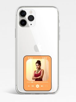 Glow Portrait Transparent Custom Printed Mobile Case