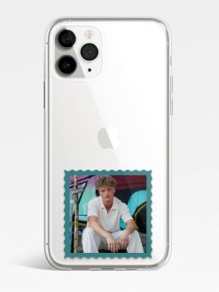 Stamp Border Transparent Custom Printed Mobile Case